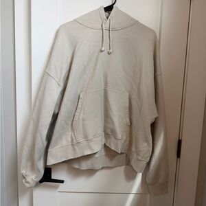 Abercrombie & Fitch Cream Hoodie Sweater